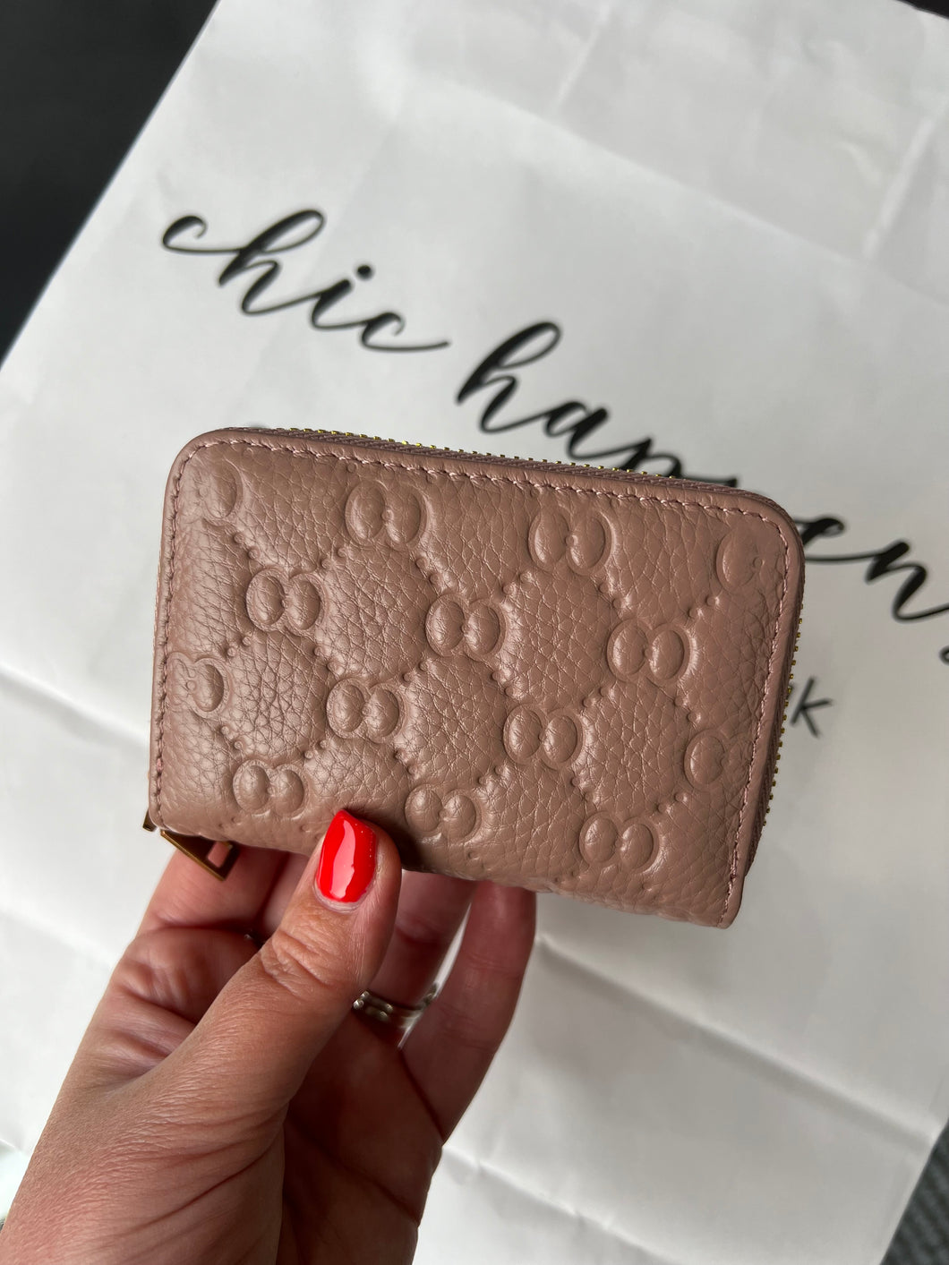 Links Leather Card Purse (various colours) - chichappensboutique