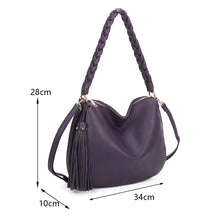 Load image into Gallery viewer, Large Hobo Crossbody Bag (various colours)