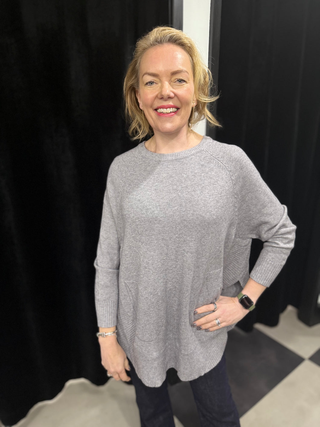 Curved Pocket Knit (various colours)