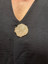 Load image into Gallery viewer, Extra Chic Brooch Frill Top (various colours) - chichappensboutique