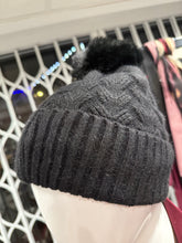 Load image into Gallery viewer, Cable Knit Bobble Hat (various colours)