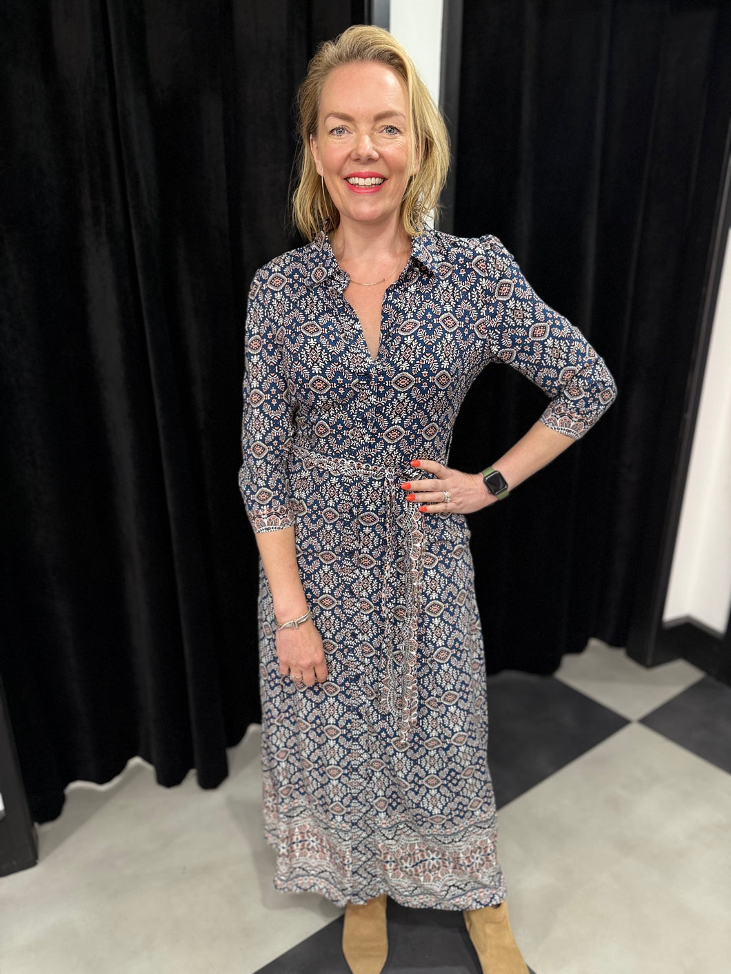 The Freya Maxi Shirt Dress - chichappensboutique