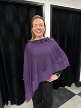 Load image into Gallery viewer, Chiffon Edge Poncho (various colours) - chichappensboutique