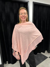 Load image into Gallery viewer, Chiffon Edge Poncho (various colours) - chichappensboutique