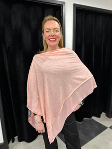 Chiffon Edge Poncho (various colours) - chichappensboutique