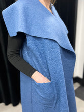 Load image into Gallery viewer, Longline Waterfall Waistcoat (various colours) - chichappensboutique