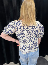 Load image into Gallery viewer, The Hallie Crochet Detail Top