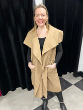 Load image into Gallery viewer, Longline Waterfall Waistcoat (various colours) - chichappensboutique