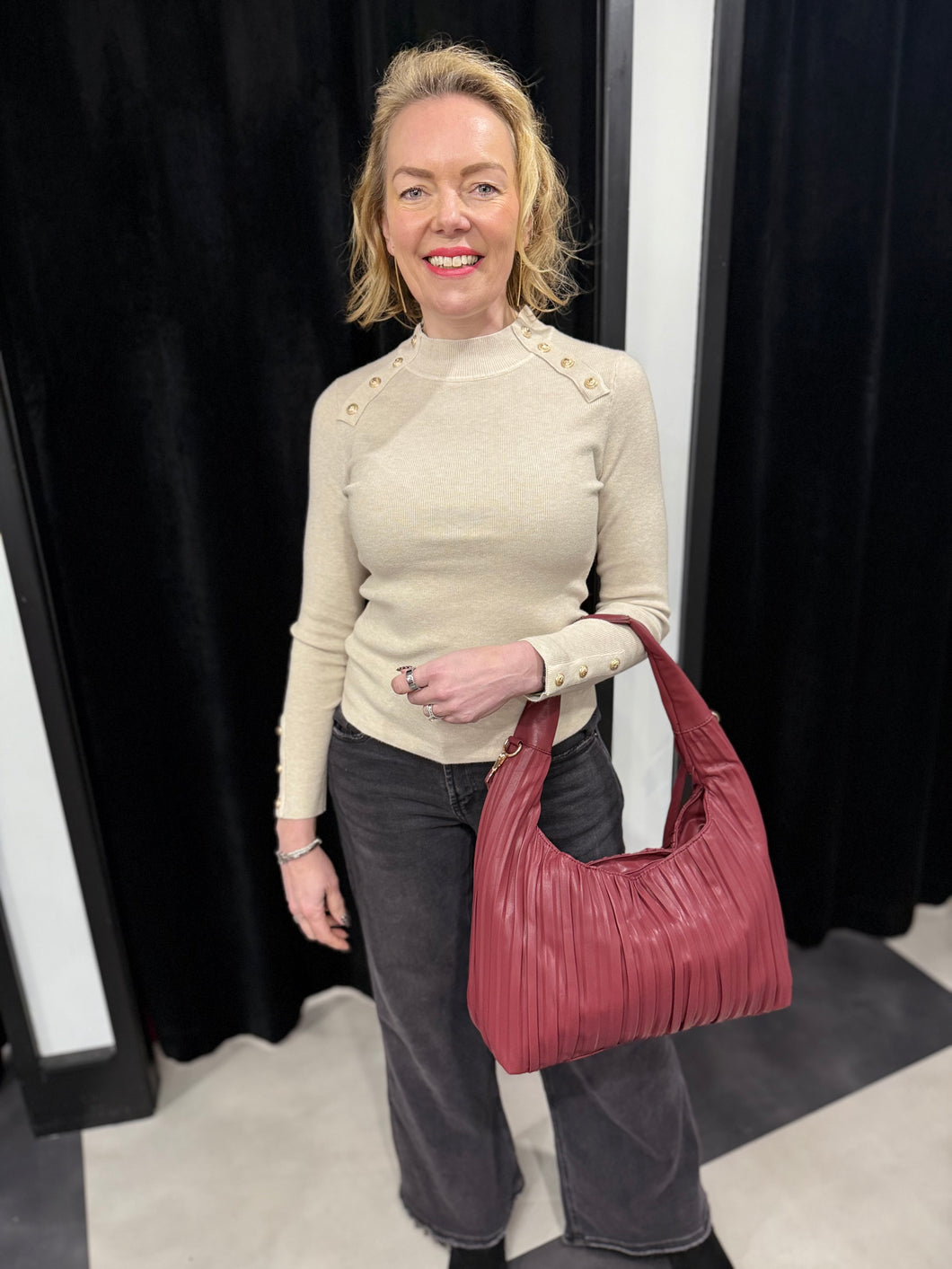 Soft Pleat Hobo Bag (various colours)