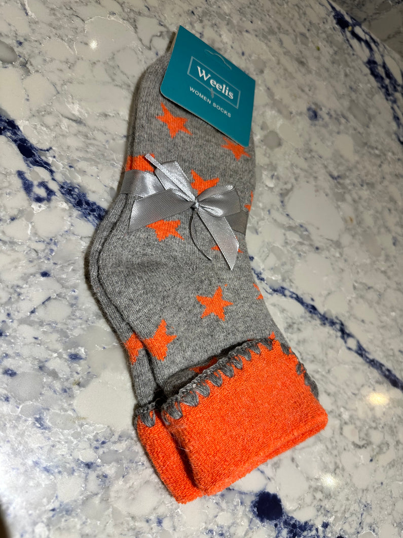 Cuffed Star Weelis Socks (various colours)
