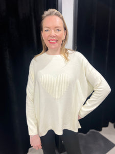 The Paris Heart Knit (Various colours) - chichappensboutique