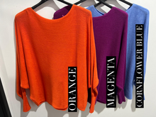 Load image into Gallery viewer, Super Soft Fine Batwing Knit (various colours) - chichappensboutique