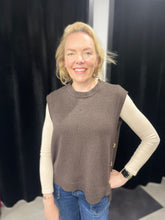 Load image into Gallery viewer, Tank Top Layering Knit (various colours) - chichappensboutique