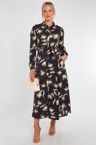 Winter Floral Maxi Dress - chichappensboutique