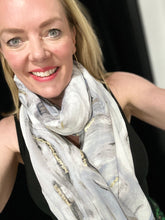 Load image into Gallery viewer, Marble Light Weight Scarf (various colours) - chichappensboutique