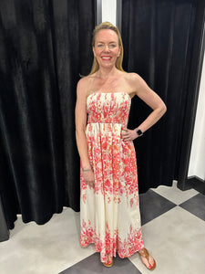 Foxglove Strapless Maxi Dress