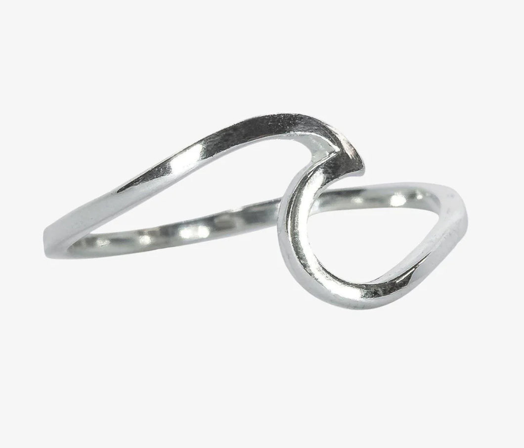 Puravida Wave Ring (silver) - chichappensboutique