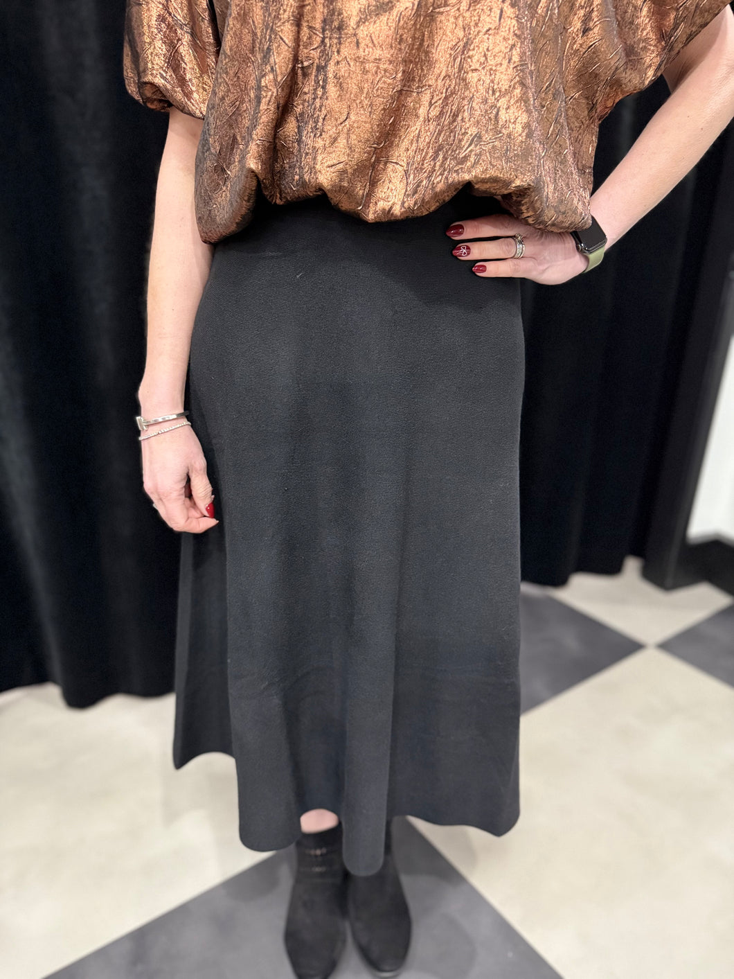 A-Line Knitted Skirt (various colours)