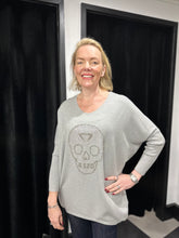 Load image into Gallery viewer, Embellished Skull Knit (various colours) - chichappensboutique