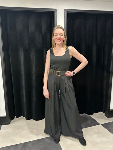 Chicago Black Wide Leg Trouser - chichappensboutique