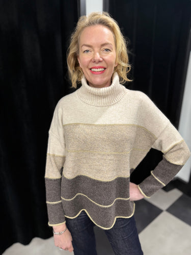 Striped Serenity Cosy Knit (various colours)