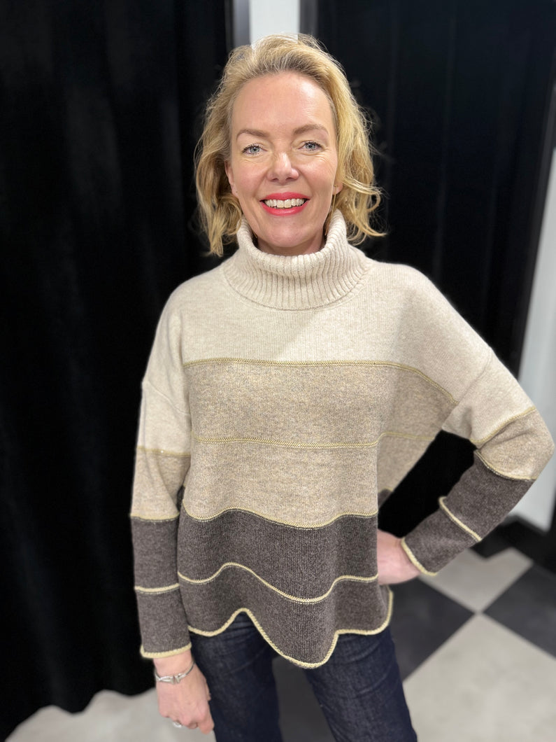 Striped Serenity Cosy Knit (various colours)