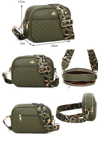 Quilted Pocket Bee Bag (various colours) - chichappensboutique