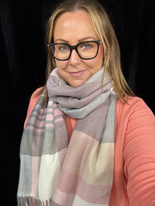 Claudia Cashmere Blend Scarf (various colours)