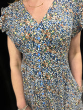 Load image into Gallery viewer, The Newall Ditsy Floral Gypsy Dress - chichappensboutique