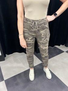 Camo Stretch Trouser (various colours) - chichappensboutique