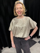 Load image into Gallery viewer, The Mia Metallic Top (various colours)