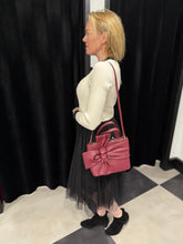 Load image into Gallery viewer, The Mini Bailey Bow Bag (Burgundy) - chichappensboutique