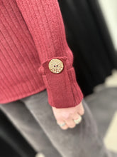 Load image into Gallery viewer, The Blake Button Cuff Knit (various colours)