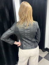 Load image into Gallery viewer, The Aniston Faux Leather Jacket (Black) - chichappensboutique