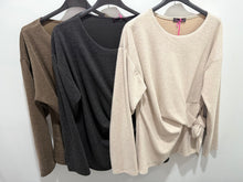Load image into Gallery viewer, Obsession Super Soft Side Tie Top (various colours)