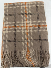 Load image into Gallery viewer, Autumn Check Scarf (various colours) - chichappensboutique
