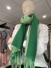 Load image into Gallery viewer, Contrast Cashmere Blend Scarf (various colours) - chichappensboutique