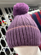 Load image into Gallery viewer, Sparkle Trim Bobble Hat (various colours)