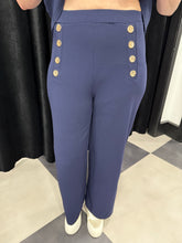 Load image into Gallery viewer, The Bijou Button Front Trouser (various colours) - chichappensboutique