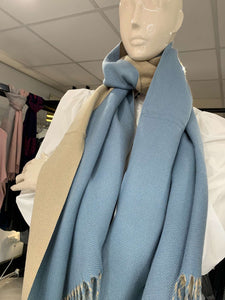 Contrast Cashmere Blend Scarf (various colours) - chichappensboutique