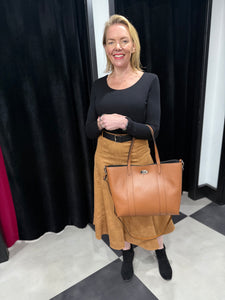 Leather Tote Bag (various colours) - chichappensboutique