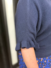 Load image into Gallery viewer, Frill Sleeve Detail Batwing Knit (various colours) - chichappensboutique