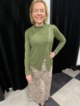 Load image into Gallery viewer, Cow Print Bias Cut Skirt (various colours) - chichappensboutique