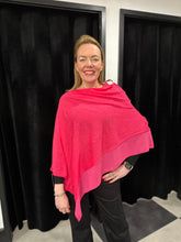 Load image into Gallery viewer, Chiffon Edge Poncho (various colours) - chichappensboutique