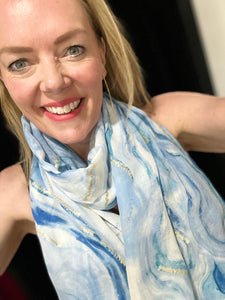 Marble Light Weight Scarf (various colours)