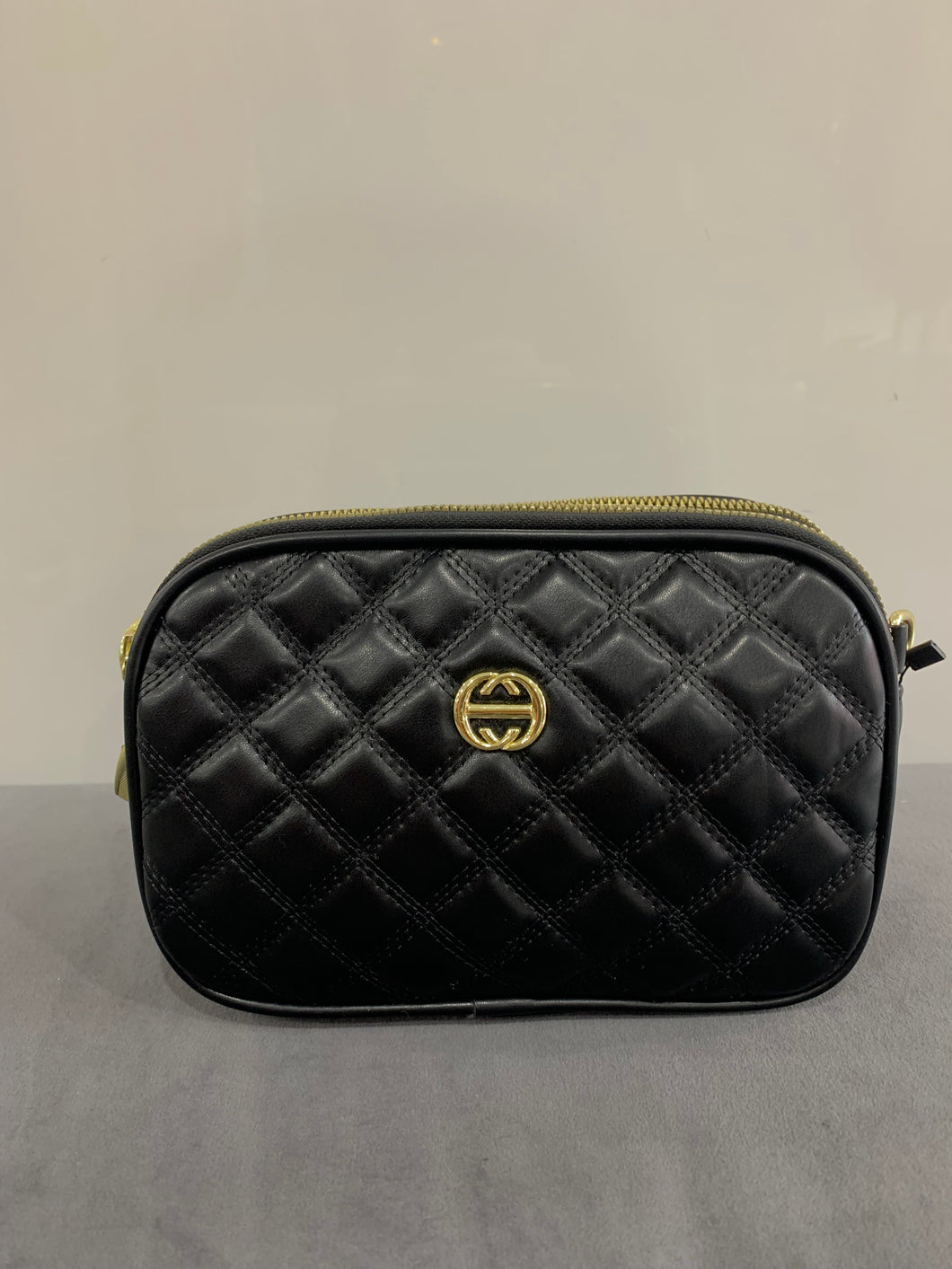 Triple Zip Soft Quilted Bag (various colours) - chichappensboutique