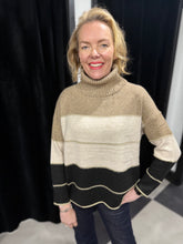 Load image into Gallery viewer, Striped Serenity Cosy Knit (various colours)