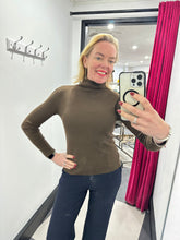 Load image into Gallery viewer, Skinny Rib Roll Neck Jumper (various colours)