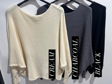 Load image into Gallery viewer, Super Soft Fine Batwing Knit (various colours) - chichappensboutique