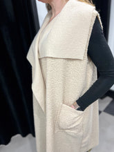 Load image into Gallery viewer, Longline Waterfall Waistcoat (various colours) - chichappensboutique